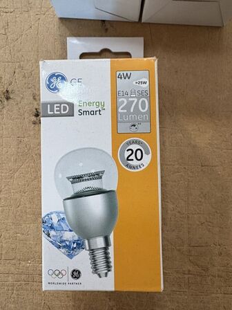 9 stk GE LED E14