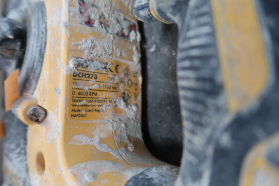 2 stk. akku håndværktøj DEWALT DCH273 med 2 stk. batterier og lader 