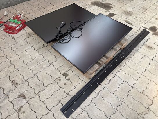 2 stk LG 43” fladskærme inkl. vægbeslag