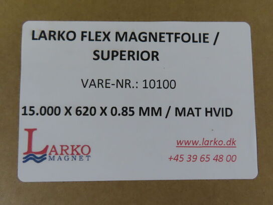 2 ruller LARKO FLEX MAGNETFOLIE SUPERIOR 