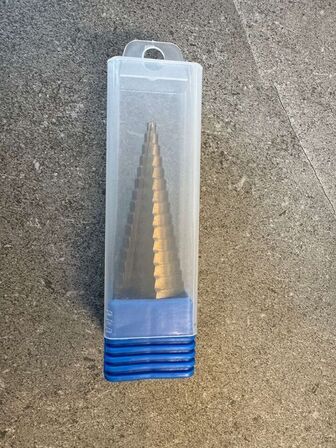 2 stk. Trinbor 4-32 mm titanium belagt kuglelejestål