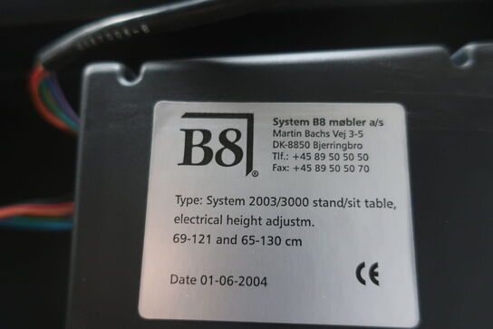El. hæve/sænkebord B8