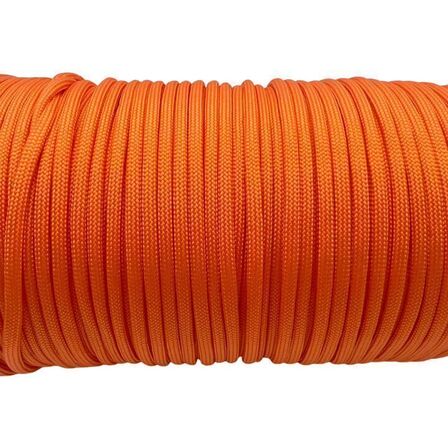 2 stk. Faldskærmsline Paracord 550 100M Orange
