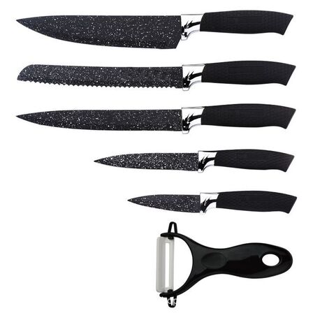 2 stk. Kitchen King Premium køkkenknivsæt 6-pak