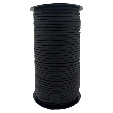 2 stk. Faldskærmsline Paracord 550 100M Sort
