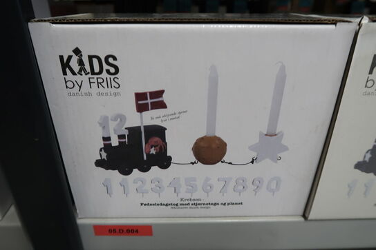 2 pk. Ass. Kids by Friis fødselsdagstog 