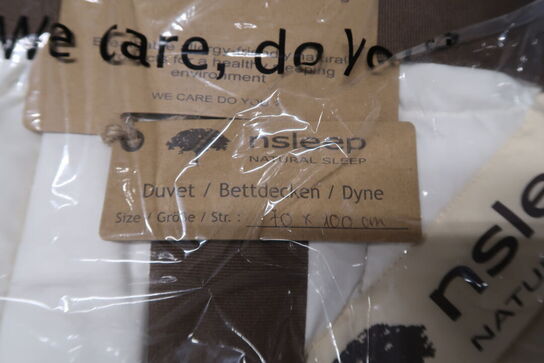 Nsleep babydyne i kapok og bomuld - 70 x 100 cm + pude 