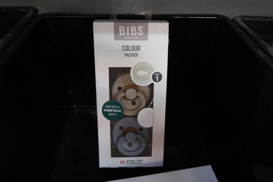 3 pk. Bibs Colour Latex Symmetriske Sutter 2-pak Vanilla/Cloud – Str. 1