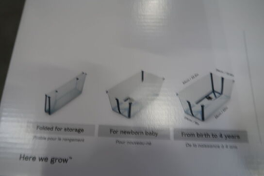Stokke Flexi Bath inkl. indsats - White Aqua