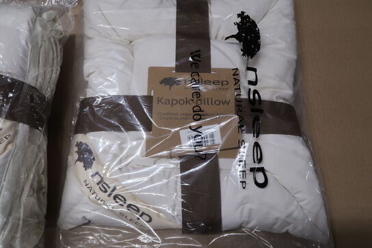 Nsleep babydyne i kapok og bomuld - 70 x 100 cm + pude 