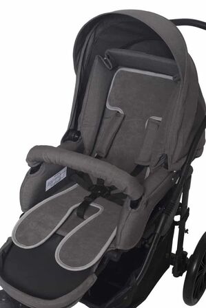 6 stk. Air Cuddle COOL SEAT stroller layer col. SMOKE