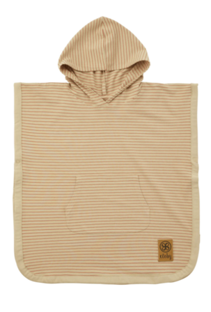 2 stk. Cloby UV Poncho – Sandy Beach/Peanut Spice – 3-5 år