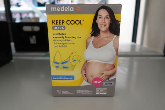 3 stk. Medela Keep cool ultra-BH hvid - Str. L