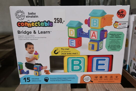 2 pk. Baby Einstein Bridge & learn magnetiske aktivitetsklodser
