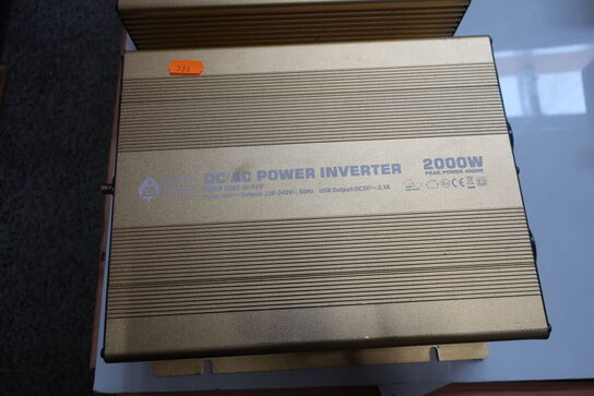 Inverter GREEN ENERGY DC/AC Power Inverter 2000W