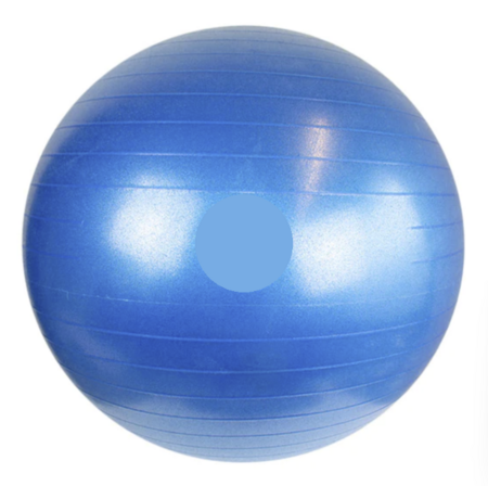 5 stk. Træningsbold 45 cm - (BLÅ)