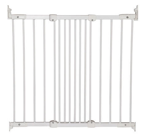 BabyDan/WishKids sikkerhedsgitter metal, 105,5 cm hvid