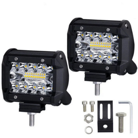 6 stk. LED-arbejdslampe 60W