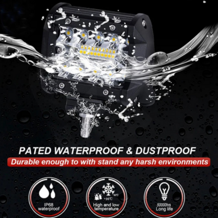 6 stk. LED-arbejdslampe 60W