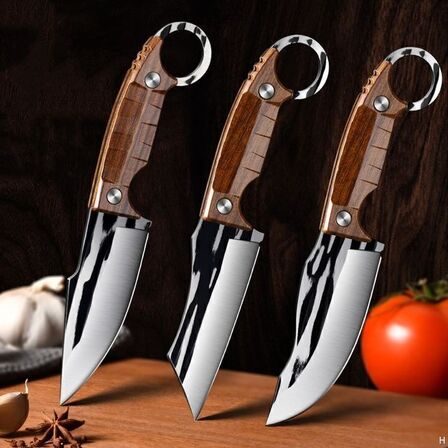 2 sæt Ergonomisk knivsæt - 3 dele