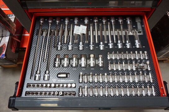 Widmann XL-Steel top Værkstedsvogn 272 Dele 