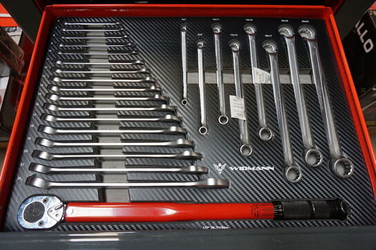 Widmann XL-Steel top Værkstedsvogn 272 Dele 