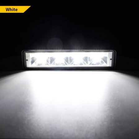 6 stk. LED Arbejdslampe 72W IP67