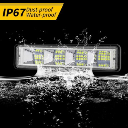 6 stk. LED Arbejdslampe 72W IP67