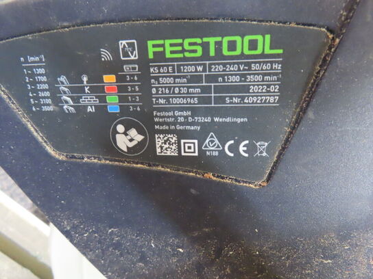 Kap/geringssav FESTOOL KS60E