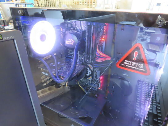 Komplet Gaming PC med Skærm, Mus og tastetur (SHARK GAMING, BENQ, STEEL SERIES)