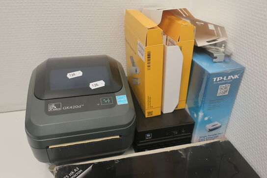 Labelprinter ZEBRA GK420D m.m