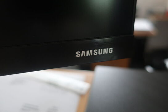 2 stk. skærme SAMSUNG F27T450FQR / computer LENOVO 11MY Intel core I7 m.m.