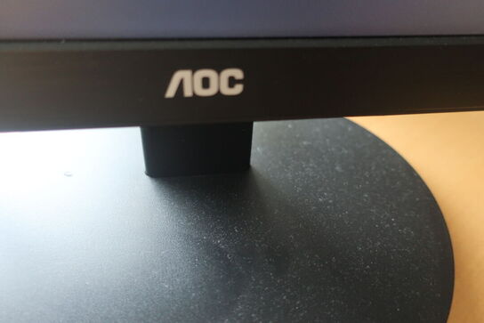 2 stk. skærme AOC / headset PLANTRONICS m.m.