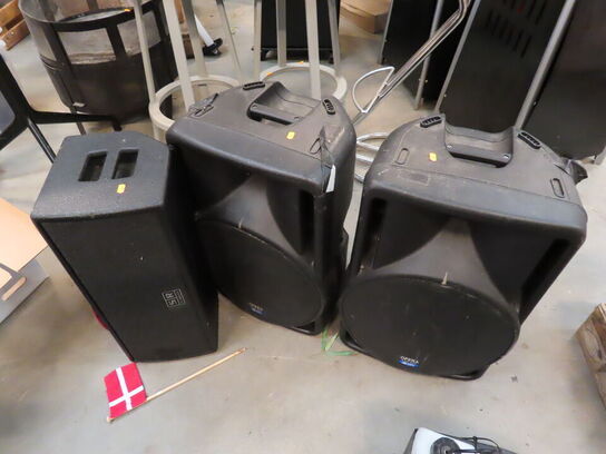 3 stk. højttalere 