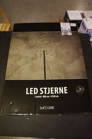 2 stk. LED stjerner 