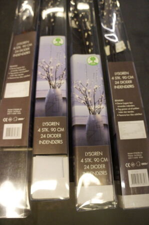 4 pakker lysgren 