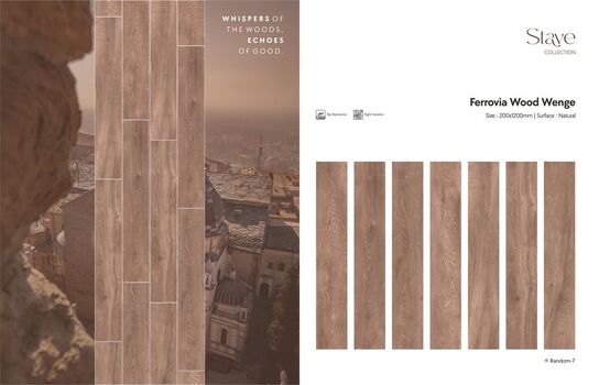 151,20 m2 Porcelænsfliser FERROVIA WOOD WENGE (se beskrivelse)