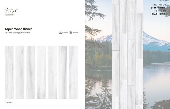 100,80 m2 Porcelænsfliser ASPEN WOOD BIANCO (se beskrivelse)
