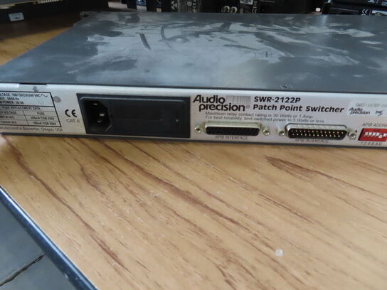 Patch Point Switcher - AUDIO PRECISION SWR-2122P cat. 2