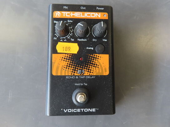 Guitarpedal - TC HELICON E1