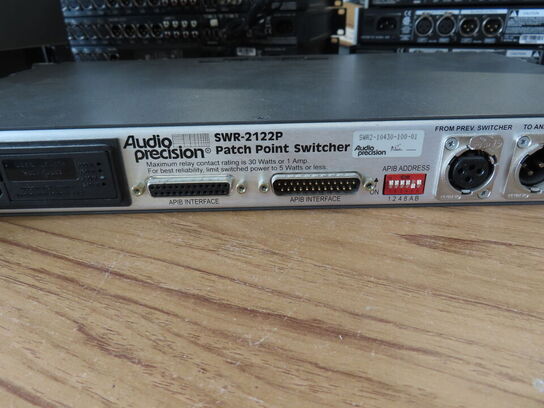 Patch Point Switcher - AUDIO PRECISION SWR-2122P cat. 2