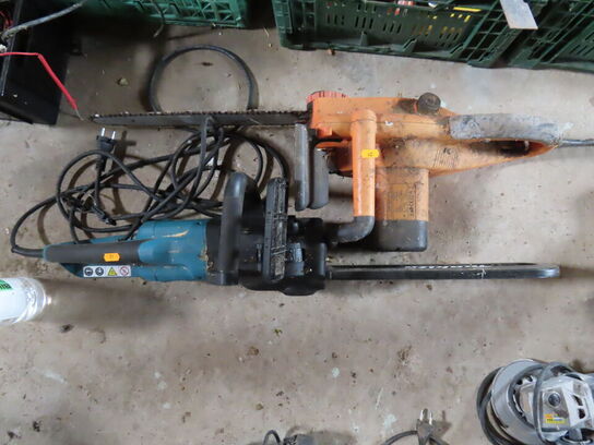 2 stk. motorsave på el - MAKITA UC3551A og ATIKA