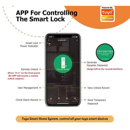 2 stk. Smart Lock Fortress HR04