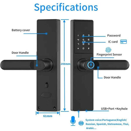 Smart Lock Entrivo HR05 Rosegold