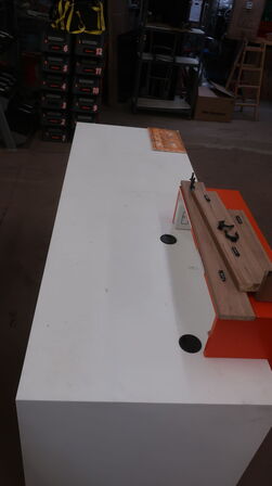 Receptionsdisk 80x214x88/106 cm
