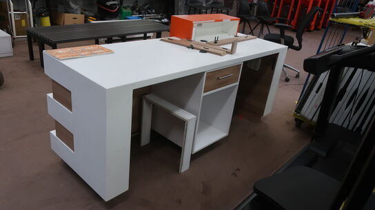 Receptionsdisk 80x214x88/106 cm