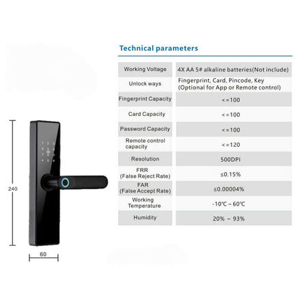 Smart Lock Fortress HR04