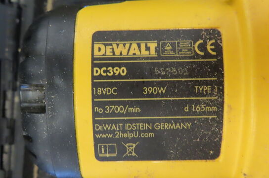 Håndrundsav DEWALT DC390