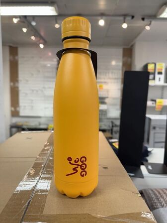6 stk. TO GO by Scanpan Termoflaske 500 ml golden yellow - MED GOG LOGO
