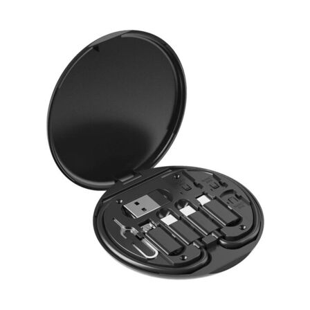 2 stk. Mobiltilbehørs-opladningssæt 6-i-1 – 60W – USB-C/Micro/USB